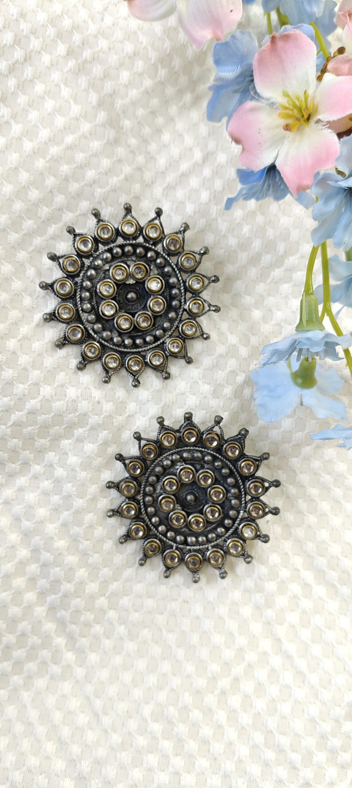 WhatsApp Image 2025-09-07 at 17.41.52 Radiant Sun Motif – Beaded & Stone-Studded Elegance - Image 1